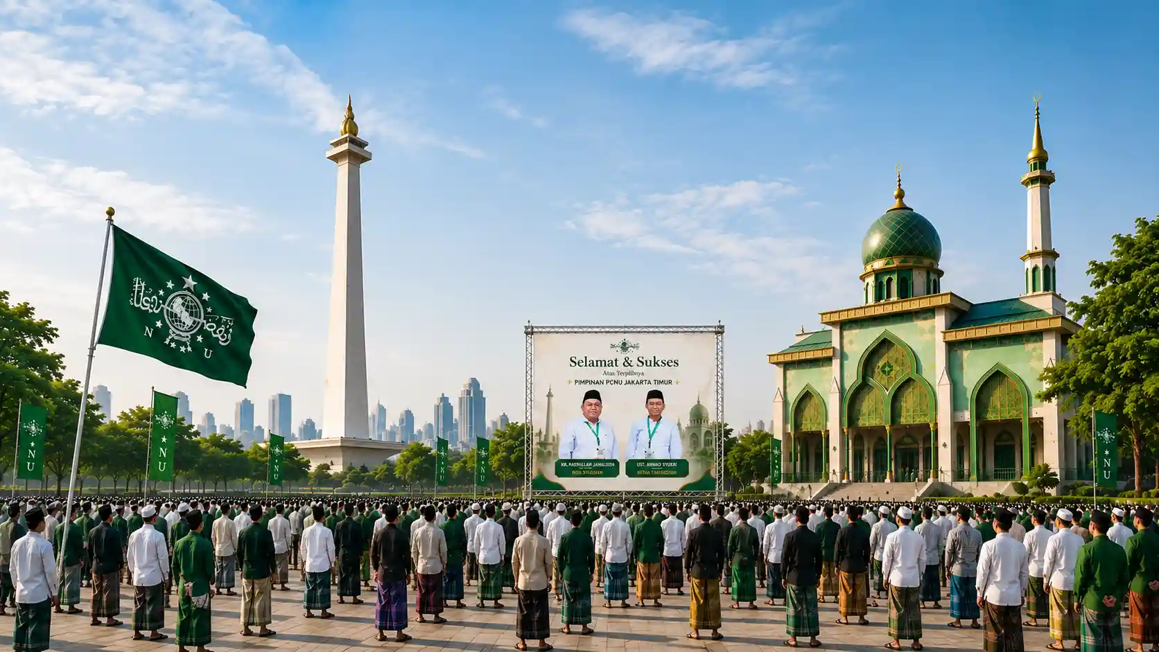 Kebersamaan pengurus dan warga PCNU Pengurus Cabang Kabupaten Rote Ndao